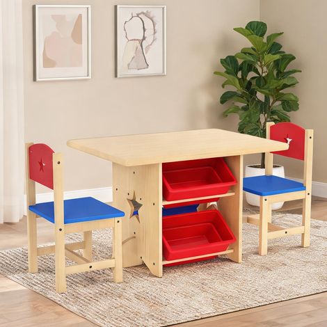 Ensemble table et chaises enfant color Legno 77 x 57 x 50 cm (1/5)