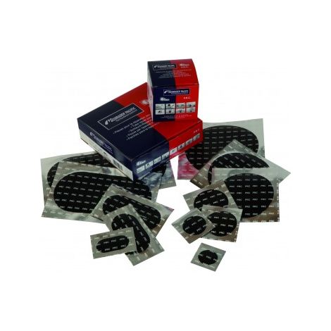 Schrader – Rustines rondes Ø 50 mm – Lot de 30 pour réparation de chambres à air – Accessoire pour compresseur – Usage professionnel