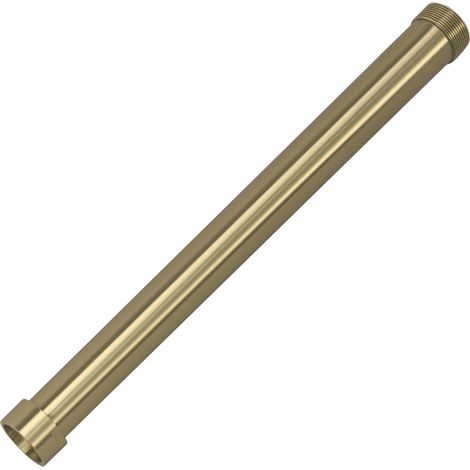 Accesorios de baño dorado cepillado 30 cm con rosca de Valaz (1/2)