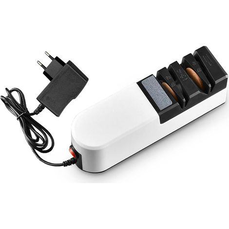 Aiguiseur de couteaux électrique, aiguiseur de couteaux électrique 5 en 1, aiguiseur de couteaux professionnel, aiguiseur de couteaux professionnel pour couteaux de cuisine, ciseaux, couteaux à fruits