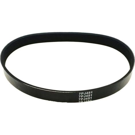 Courroie D'Entraînement 7 Nervures 7Pj451 De 16 Mm De Large Pour Tondeuse À Gazon Bosch Rotak 320 Circonférence Extérieure 451 Mm Courroie De Rechange Pour Équipement De Jardin Et Tondeuses À Gazon (1 (1/3)