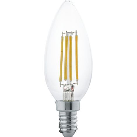 Ampoule LED E14, lampe classique forme bougie, éclairage rétro, 4 (1/4)