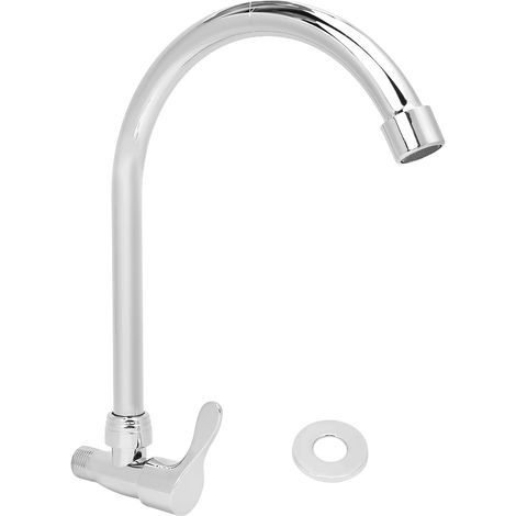 Haushaltsarmatur aus Zinklegierung, 360° schwenkbar, G1/2 Zoll, Spültischarmatur für Haushalt und Küche (1/5)
