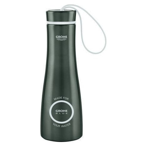GROHE Blue 40848 botella de acero inoxidable 450 ml grafito duro cepillado