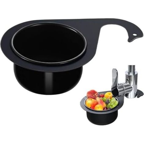 CSPARKV 21x5.8cm Passoire Evier, Panier De Crépine D'évier en Acier Inoxydable Panier D'évier en Forme De Cygne, Étagère De Vidange D'évier Rangement pour Égouttoir Cuisine pour Fruits, Légumes, Déche (1/5)