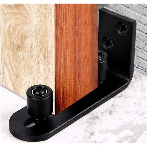 Verstellbare Wand- oder Bodenführungsschienen für Holzschiebetüren (1/5)