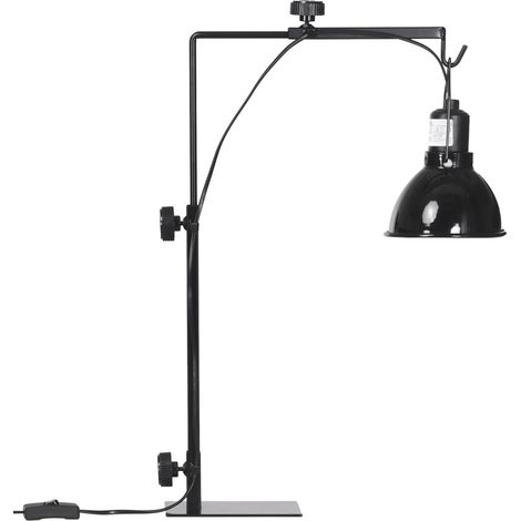 1 Support Lampe Chauffante Réglable Acier E27 Pour Reptiles Amphibiens Terrarium (1/5)