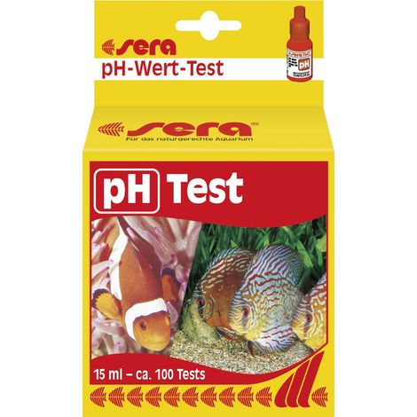 Sera Aquariumwassertester pH-Test 15 ml Aquarium-Wasseraufbereiter