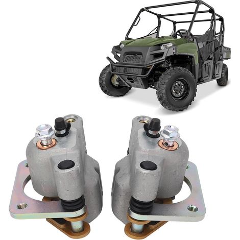 Étrier de Frein Arrière pour Crew 570 800 800 XP 800 HD, 1911373 1911374 Remplacement D'étrier de Frein ATV, Assemblage D'étrier de Frein (1 paire) (1/5)