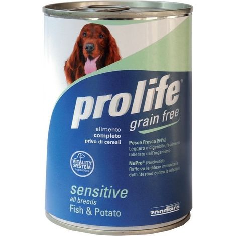 Cane - Grain Free Pesce & Patate Prolife 400 gr