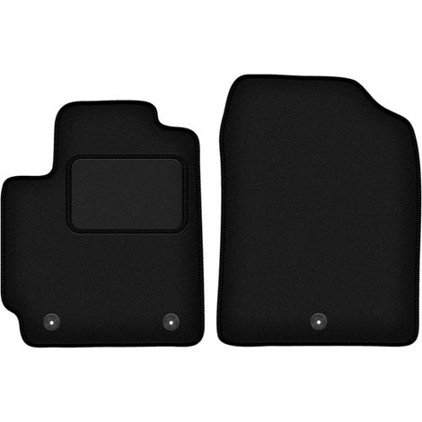 Tapis avant noirs pour : Kia Picanto III à hayon (2017-)