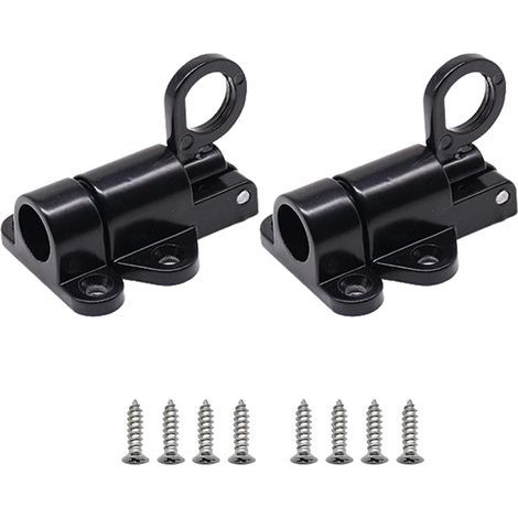 Cerradura de puerta, 2 piezas. Cerradura de puerta autoblocante. Cerradura de puerta con resorte. Cerradura de puerta con resorte y tornillos. (1/5)
