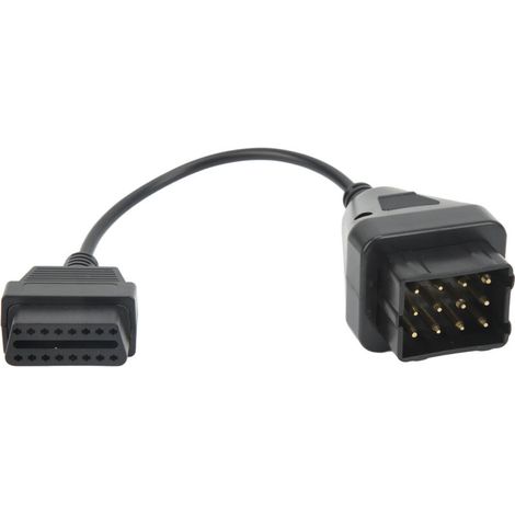 Adattatore convertitore da 12 pin a OBD2, connettore professionale per cavo diagnostico auto per scanner di veicoli. (1/5)