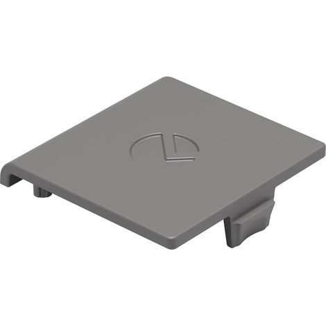 Italiana Abdeckkappe PK2 Pro passend zu Regalbodenträger, Abdeckung zum Aufstecken, Kunststoff grau - 100 Stück (1/5)