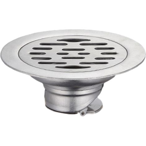 Siphon de Sol, Drain D'égout, Antirefoulement, Bonde de Piscine, Couvercle de Crépine de, Couvercle pour évier de Cuisine Ou, 11.8x5 cm Simple (1/5)