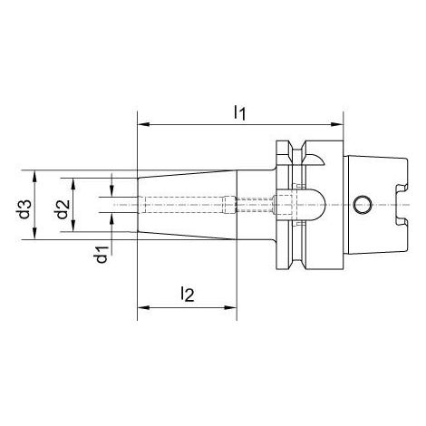 Mandrin de frettage DIN69863A 14.0x90mm HAIMER (1/5)