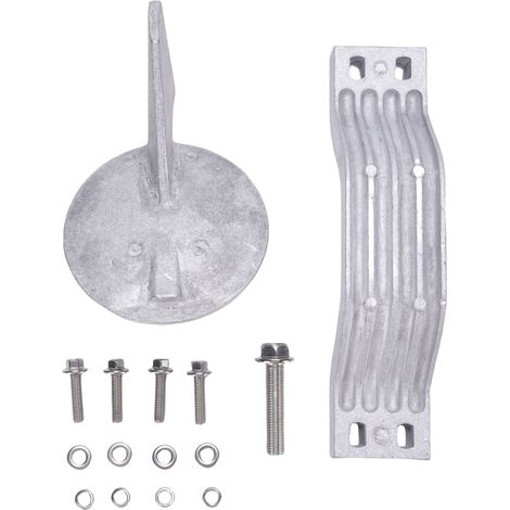 Kit d'anode en aluminium 6G5 45251 01, support de tableau arrière, languette de garniture, remplacement pour moteur hors-bord de 150 à 225 chevaux. (1/4)