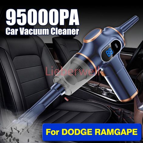 1 ensemble d'aspirateur monté sur voiture, haute puissance, double usage, grand outil de nettoyage par aspiration pour DODGE RAMGAPE (1/5)