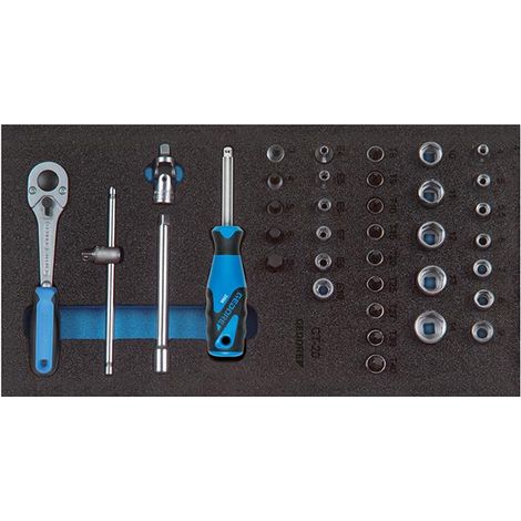 Gedore Werkzeugmodul 1500 CT1-20 37-teilig 1/3-Modul - 2308967 (1/5)