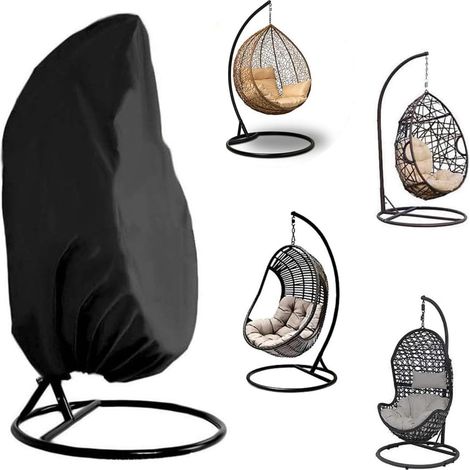 Housse de chaise suspendue, housse de chaise à bascule suspendue, chaise suspendue en tissu Oxford extérieur imperméable 210D, pour chaise longue, chaise à bascule, 190 x 115 cm