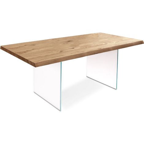 Forest, Tavolo allungabile con top impiallacciato Rovere (90cm X 160/240cm H. 76cm) Made in Italy Duzzle (1/5)