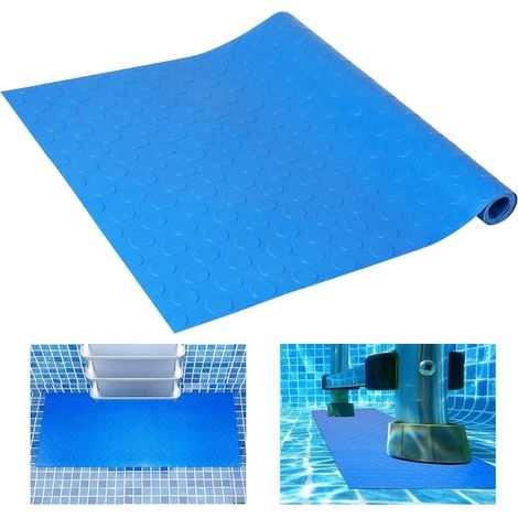 Tapis échelle Piscine, 90x40cm, Tapis de Marche de Piscine, Tapis de Protection pour échelle de Piscine, Tapis d’étape de Piscine, Tapis d’échelle antidérapant de Protection de Texture (1/4)