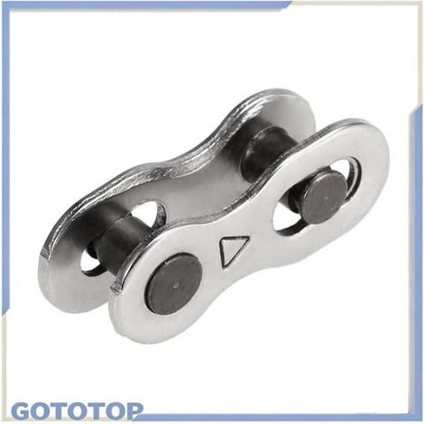 Maillon De Chaine De Velo - Acier 50 - Resistance Traction 950 KgF - Pour Vtt Et Velo De Route - 6 A 11 Vitesses - 1 Paire Ou 5 Paires (1/5)