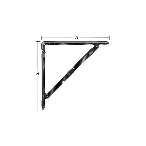 Equerre blanc 200X200mm Nr. 151200LW (Par 2)