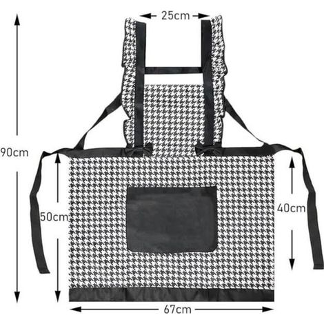 Tablier de cuisine avec poches coton pour barbecue (1/3)