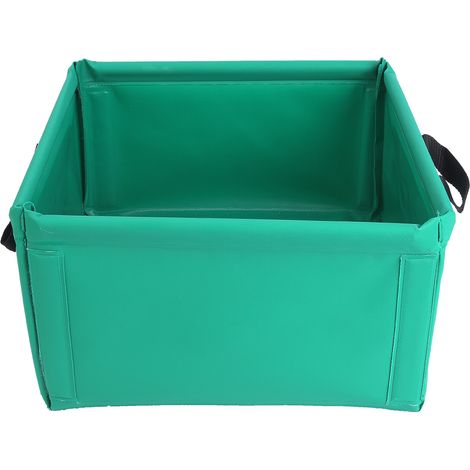 Seau portable pliable en PVC, grande capacité et étanche, idéal pour les voyages, le camping et les pique-niques. Parfait pour le camping et les pique-niques.-AquaForge (1/5)