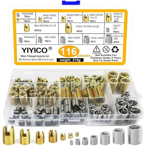 Kit de insertos roscados autorroscantes (1/5)