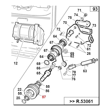 Polea tensora motor TURBO1 TURBO2 ORIGINAL GIANNI FERRARI 00.61.00.0371