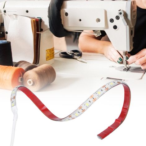 Kit d'éclairage flexible USB pour machine à coudre, bande LED 18 LED, lampe de protection oculaire pour établi de loisirs créatifs, 6500K (1/5)