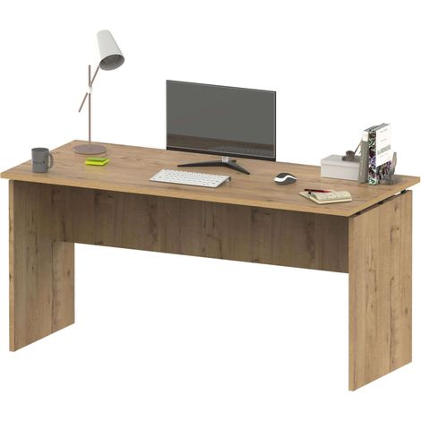 Mesa Escritorio Rivoli Moderno Color Roble Gold 155cm (1/5)
