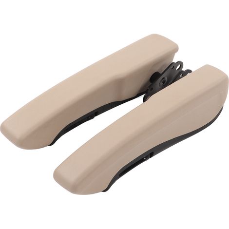 Paire d'accoudoirs de voiture gauche et droite, réglables de 0 à 120 degrés, intérieur beige, universels pour camping-cars et camions (1/5)