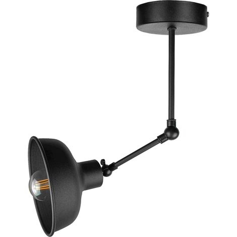 Deckenleuchte 1xE27 HERMES Schwarz Keter Lighting (1/4)