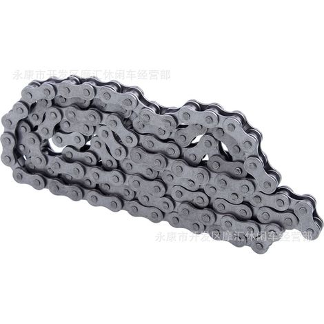 Mini motorcycle/bicycle accessories, two-stroke 50cc, 60cc, 80cc chain, drive chain, 415 type, 110 links. (1/5)