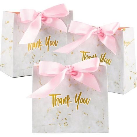 Set mit 20 kreativen Geschenktüten aus Papier, 11,5 x 4,5 x 10 cm, als Dankeschön-Geschenk zum Geburtstag oder zur Hochzeit (1/5)