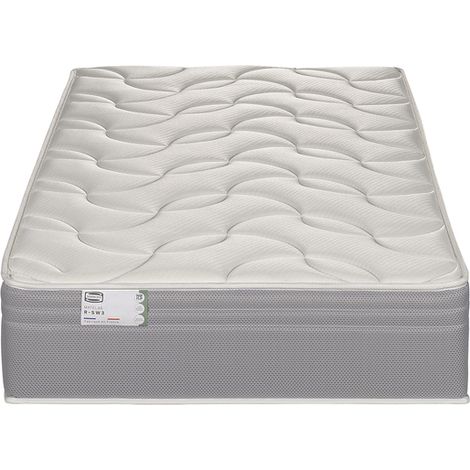 Matelas L INDISPENSABLE 90x200, ressort ensachés, ferme, H26 (1/5)
