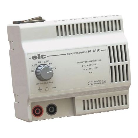 Alimentation de laboratoire, 3  4,5V, 1A, 1 sortie 12W ( Prix pour 1 ) (1/2)