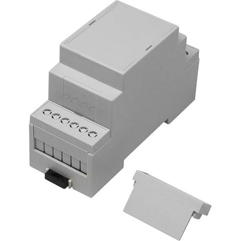 Kit de boîtier rail DIN RS PRO Partie supérieure ouverte, Dimensions 36 x 90 x 58mm 2 pôles ( Prix pour 1 )