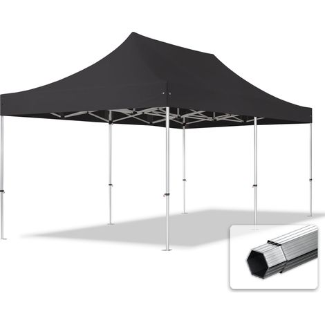 TOOLPORT 3x6 m Tente pliante - Alu, gris foncé (1/5)