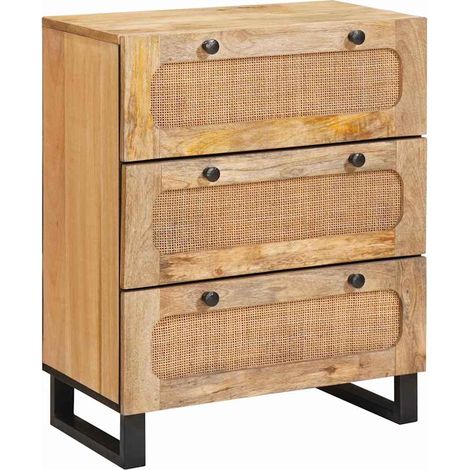 Sideboard Brown 60 x 33 x 75 cm Solid Mango Wood vidaXL