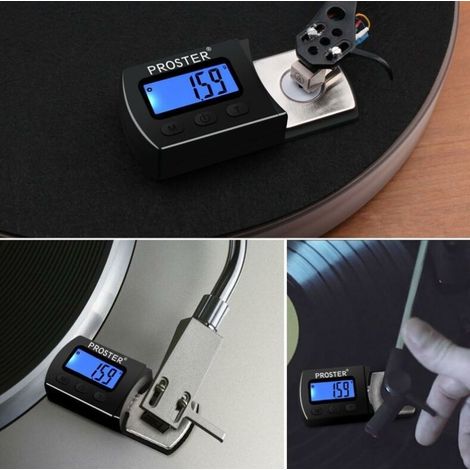 Mini testeur de force d'aiguille d'échelle de pas numérique d'échelle de cellule de platine numérique haute précision 0.01g avec écran LCD rétro-éclairé (1/3)