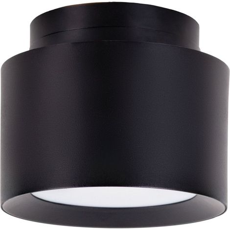 Spot LED Rond Noir Diamètre 11,5 cm Trimes Luminaire pour Éclairage Intérieur Plafond - PANGIVO (1/5)