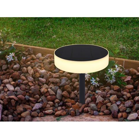 Solarleuchte mit abnehmbaren Erdspieß, auch zur Wandmontage geeignet Ø15cm (1/5)