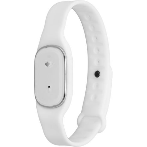 M1 White Mosquito Repellent Bracelet - Ultrasonic Mosquito Repellent - A Must-Have for Summer
