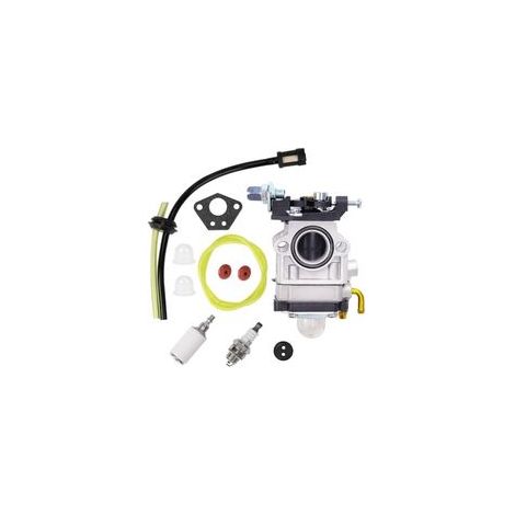 Carburateur pour débroussailleuse 52cc 49cc 43cc Carbu Kit avec joint, tuyau, bougie d'allumage et filtre à essence.carburateur debroussailleuse, de Tondeuse à Gazon (1/5)