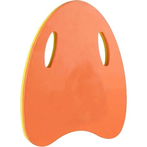 Tabla de natación infantil de espuma de polietileno con asas integradas para entrenamiento en piscina.