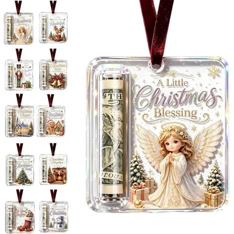 Weihnachtsanhänger zur Aufbewahrung von Geld, Engel